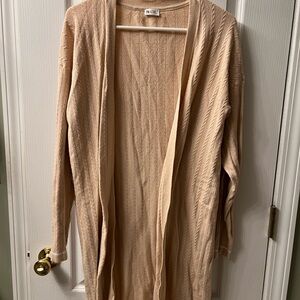 Chic Beige Open Front Clotilde Cardigan